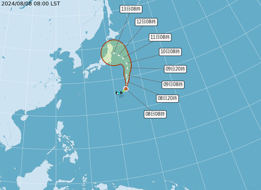 颱風瑪莉亞生成 對台無影響