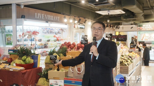 黃偉哲赴星宣傳台南農特產品 預告麻豆文旦將襲捲新加坡水果市場