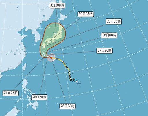 中颱「珊珊」直撲日本 吳德榮曝路徑