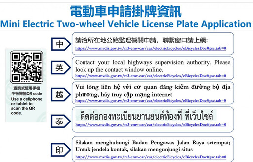 你掛牌了嗎？ 微型電動二輪車11/30起開始取締