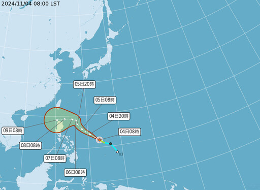 颱風銀杏路徑曝光 吳德榮：目前模擬沒有直接侵台的機率