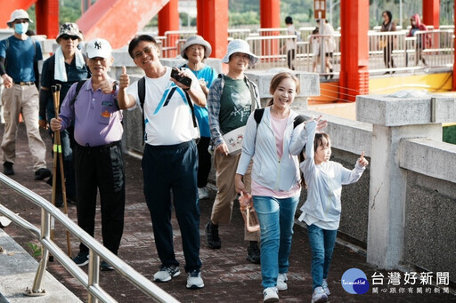 集集親子手牽手健走活動 體驗濁水溪自然景觀