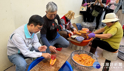 竹市推食魚教育課程 九降風烏魚子製作過程大解密