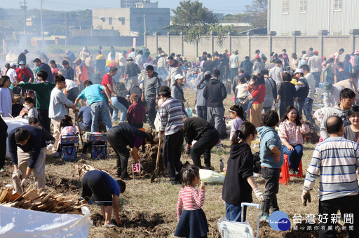 新豐稻米文化暨地瓜節登場 千人焢窯親近泥土芬芳