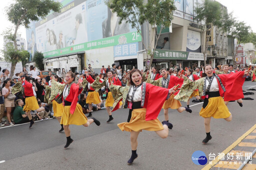 台南踩街藝術嘉年華chill登場 國內外22支表演團隊共襄盛舉