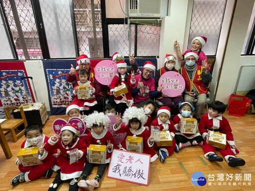 潭美幼兒園暖心聖誕！ 邀獨居長輩共度佳節傳遞愛與溫暖