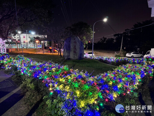 台中全城亮起來！ 山海屯城公園綠地璀璨燈海亮相