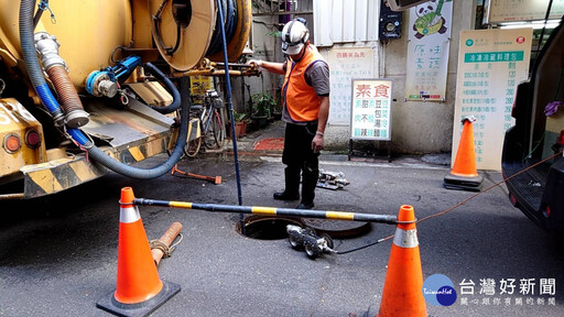 蛇年萬事亨通 都市靜脈也要暢通 北市污水下水道春節清疏不打烊