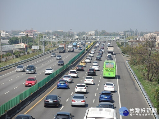 初三國道交通量約平日1.5倍 18路段易壅塞