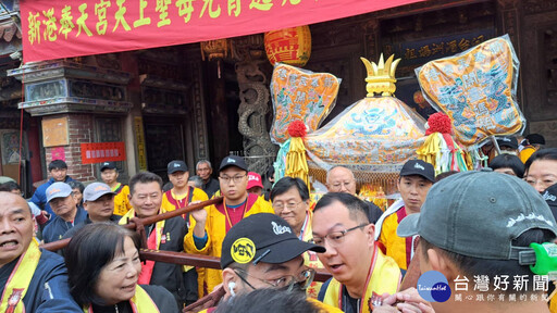 新港奉天宮開臺媽祖 十八庄遶境熱鬧起駕