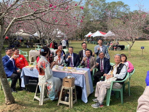 日月潭櫻花季登場 邀民眾一起來感受粉紅花海浪漫