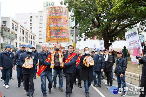 祭天、踩街、擊鼓 臺南「臺灣府迎春門迎春禮」展現民俗魅力