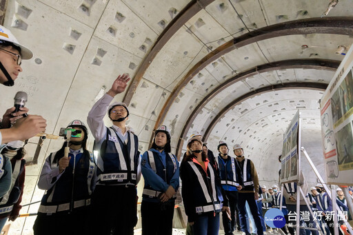 桃捷綠線地下隧道曝光 張善政：盼如期達成115年北段通車目標