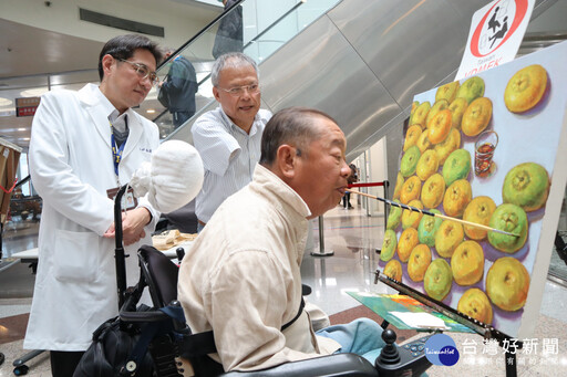 「勇者無礙」國際口足畫家聯展 3/1桃園醫院藝文走廊展出