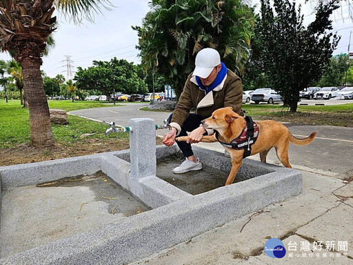 永和綠寶石寵物公園更新安全圍籬 讓毛孩盡情奔跑