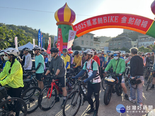 2025萬眾騎BIKE豐原開騎 3千車友挑戰95K巡禮六大媽祖廟