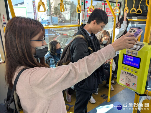台中Go新增市民乘車碼功能 會員快速飆破2萬人帶動綁定率熱潮