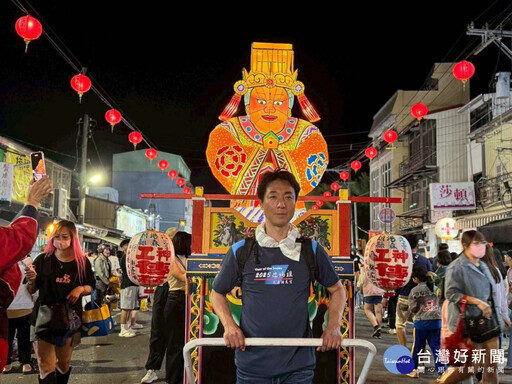 日本睡魔師首度來台創作 「睡魔媽祖」搭人力山車繞境
