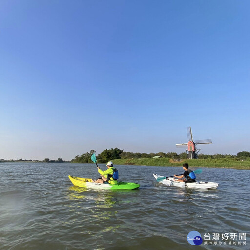 體驗異國水道風光 台南德元埤荷蘭村內河道漫舟啟航