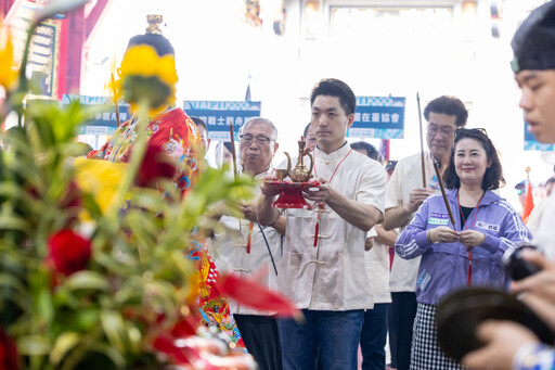 蔣萬安市長為臺北國際龍舟錦標賽與雙北世壯運共同點睛祈福!