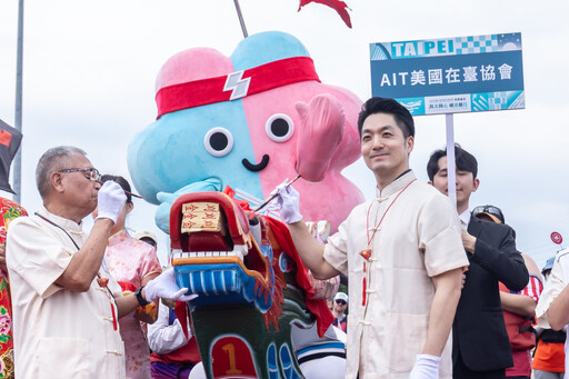 蔣萬安市長為臺北國際龍舟錦標賽與雙北世壯運共同點睛祈福！