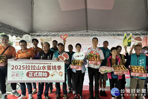 桃園拉拉山水蜜桃季甜蜜登場 桃市府邀民眾上山旅遊嚐鮮
