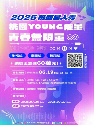 總獎金60萬元 2025桃園星人秀啟動徵件