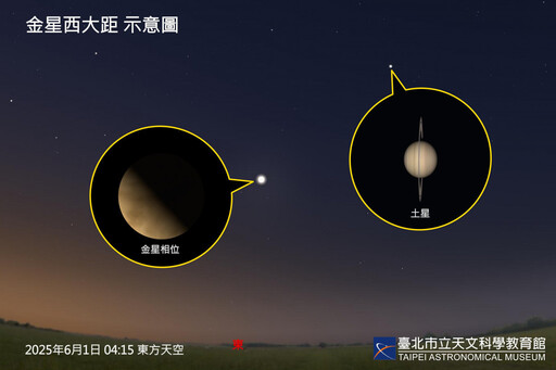 金星西大距6/1登場 晨曦中最亮的星再現天際