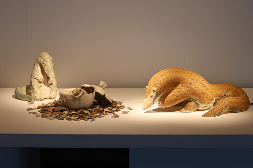 宮城有加奇幻動物世界 即日起陶博館展出