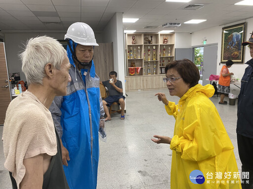 彰化縣長王惠美視察易淹水地區 調派抽水機加速讓積水消退