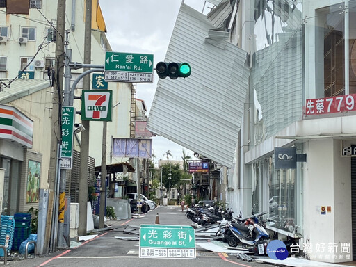 嘉義市啟動受理「丹娜絲颱風及七二八豪雨」受災店家及攤商援助方案