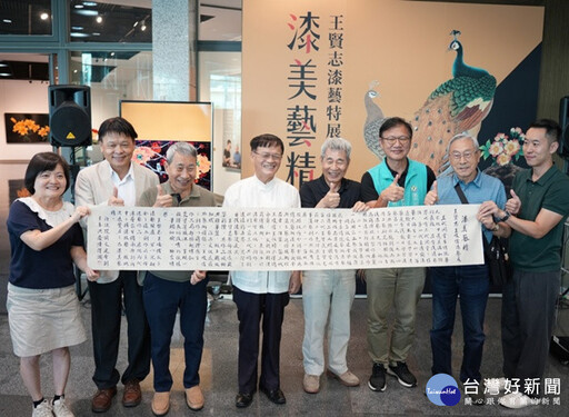 蒔繪保存者王賢志漆藝特展 屯區藝文中心展出父子技藝傳承與對話