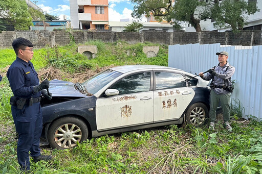 花蓮警強化員警執勤技能 執行車窗擊破課程