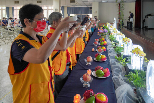 彰化地區舉辦七月吉祥月會眾歡喜茹素平安宴