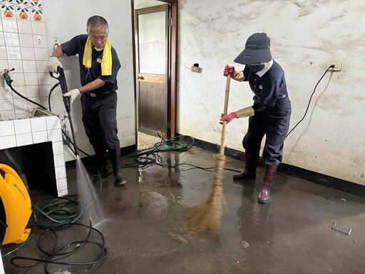 雲林志工水林助清掃 災後重拾乾淨家園