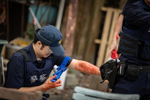 花蓮警察分局舉辦「警察自救互救急救訓練」