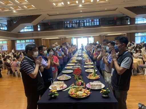 桃園靜思堂吉祥月祈福 厝邊鄰里一起來蔬食饗宴