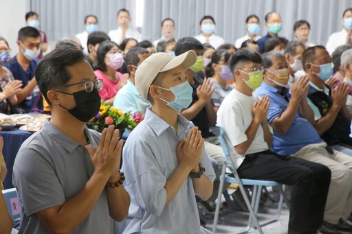 投入凱米災情關懷後 慈濟在水上辦安心祈福會