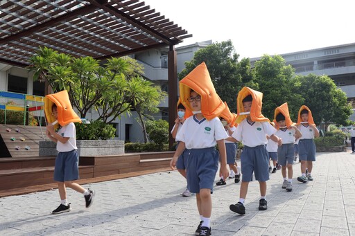 臺南慈小地震防災演練 展現有序應對能力