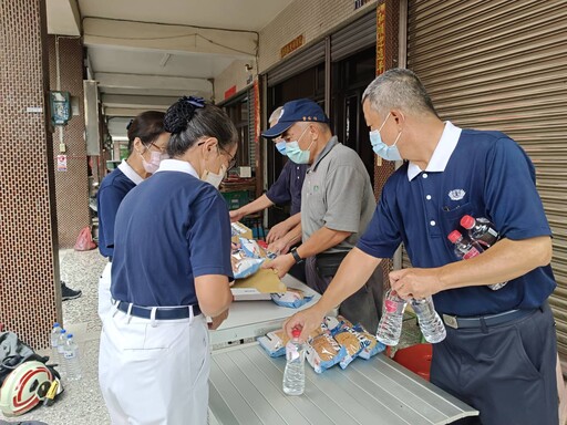 颱風停班課驚聞火災起 臺中慈濟志工啟動關懷