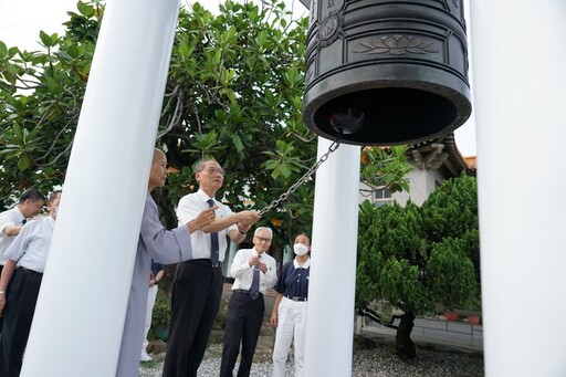 慈濟讓花蓮東淨寺800公斤銅鐘再現鐘聲