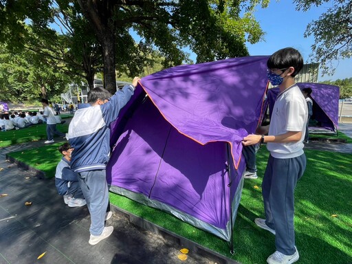 臺南慈中國二戶外教育 在團隊合作中挑戰自我