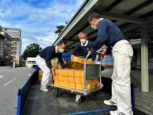 天兔颱風來襲前夕 慈濟關懷臺鐵守護運輸安全