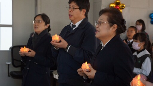 洛杉磯大火與西藏強震 慈大附中虔誠祈願天下無災