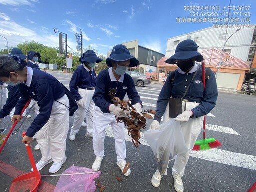 宜蘭慈濟響應世界地球日參與環境清理活動