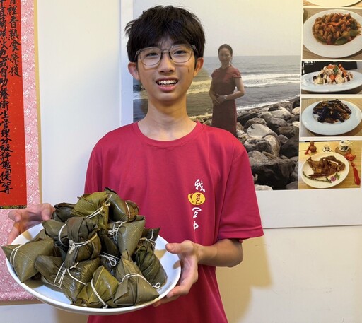 端午清水白粽飄香 新住民創意包粽添「宜」味
