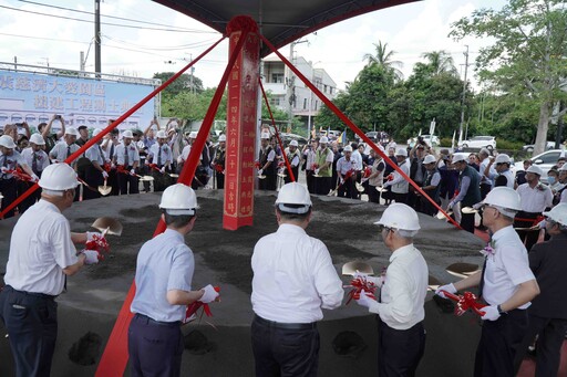 慈濟為楠西震災受災戶建造「大愛福利園區」動土