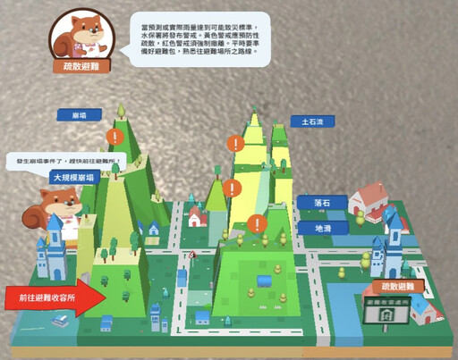 推土石流自主防災 新北市演練結合AR