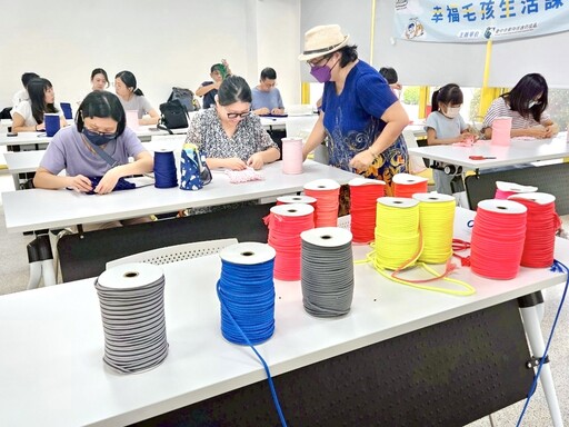 環保減塑！中市辦手作毛孩提袋課程推永續