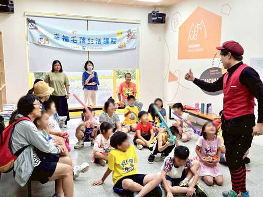 帶動跳學會愛護動物 中市幸福毛孩生活課程